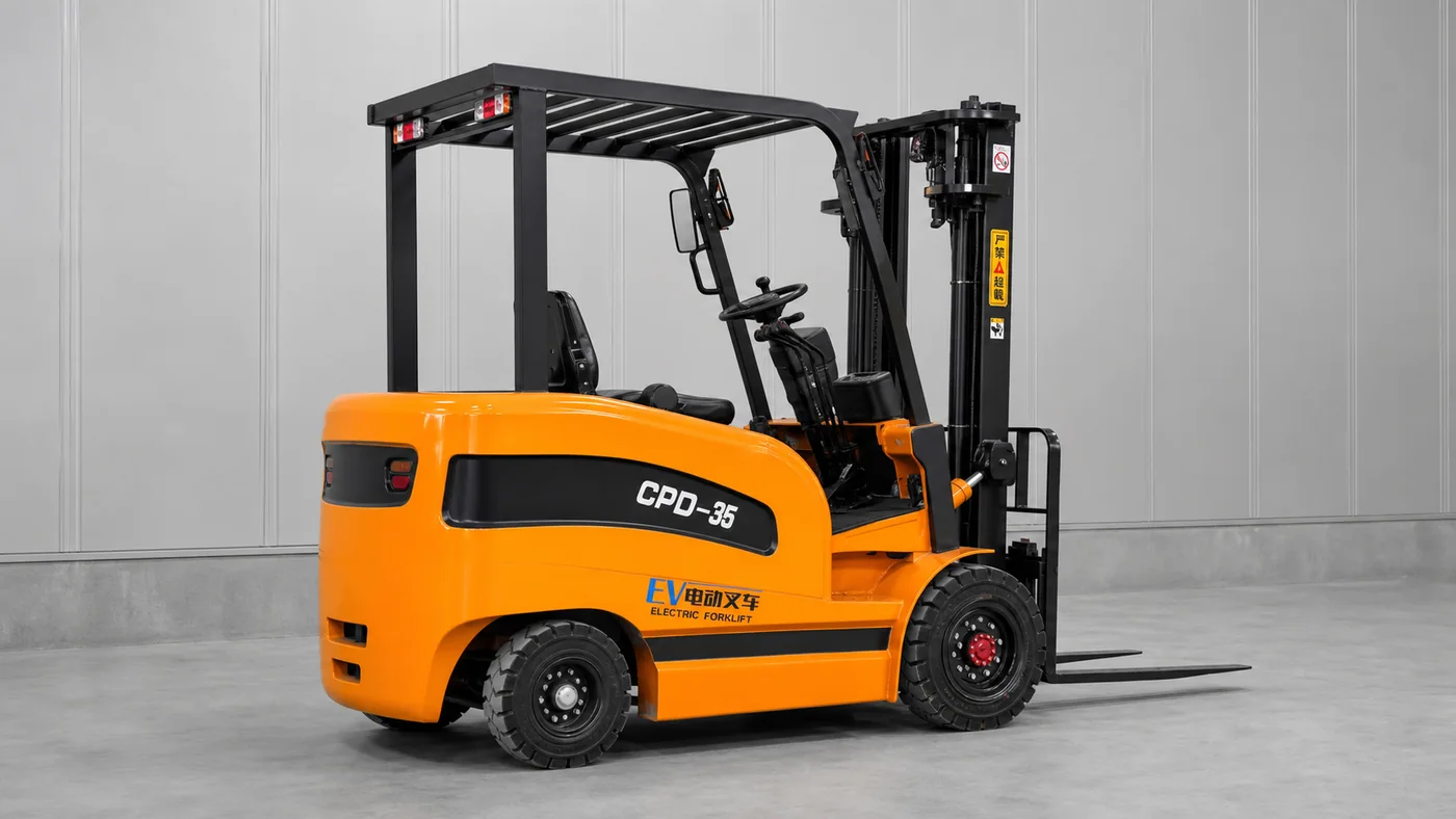Outdoor & project work starting electric forklift platform